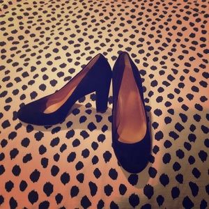 Jcrew black pumps! Barely worn!